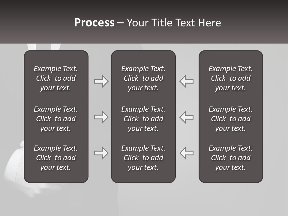 A Man In A Black Suit And White Gloves PowerPoint Template