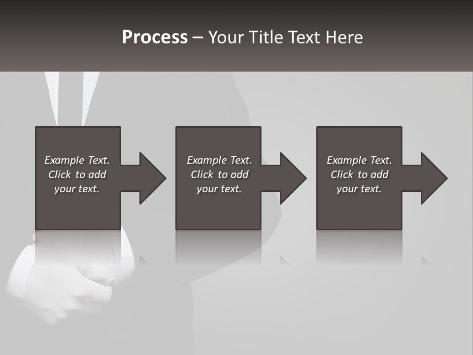 A Man In A Black Suit And White Gloves PowerPoint Template