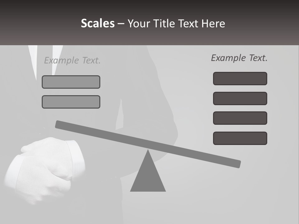 A Man In A Black Suit And White Gloves PowerPoint Template