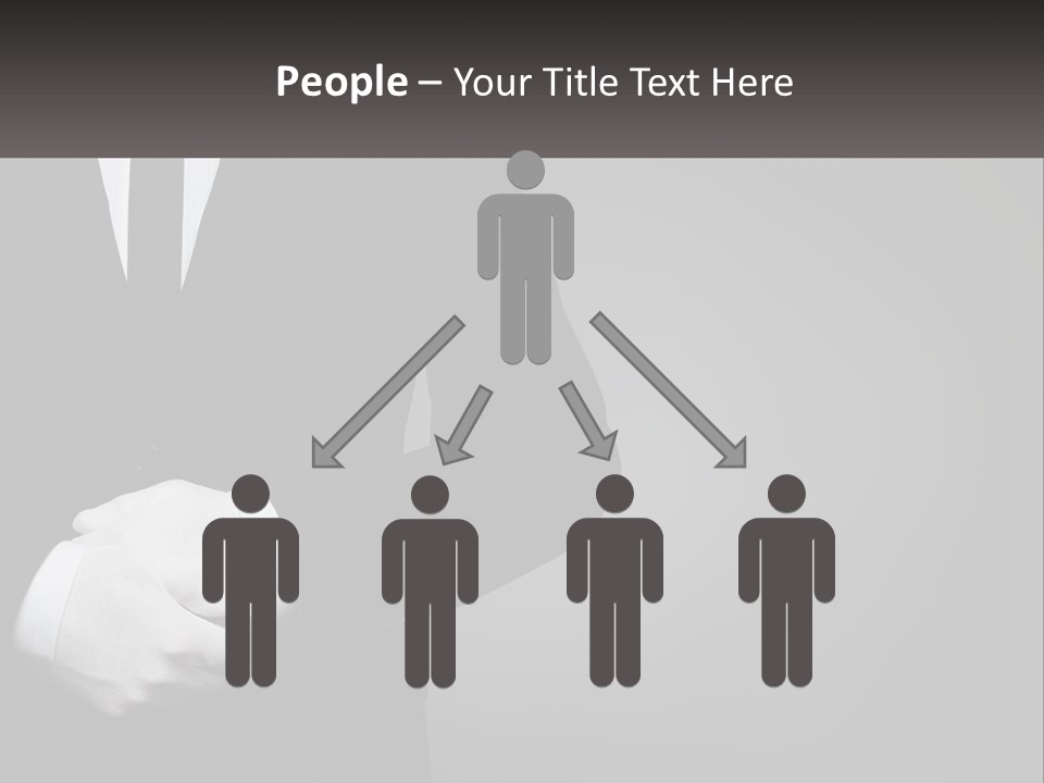 A Man In A Black Suit And White Gloves PowerPoint Template
