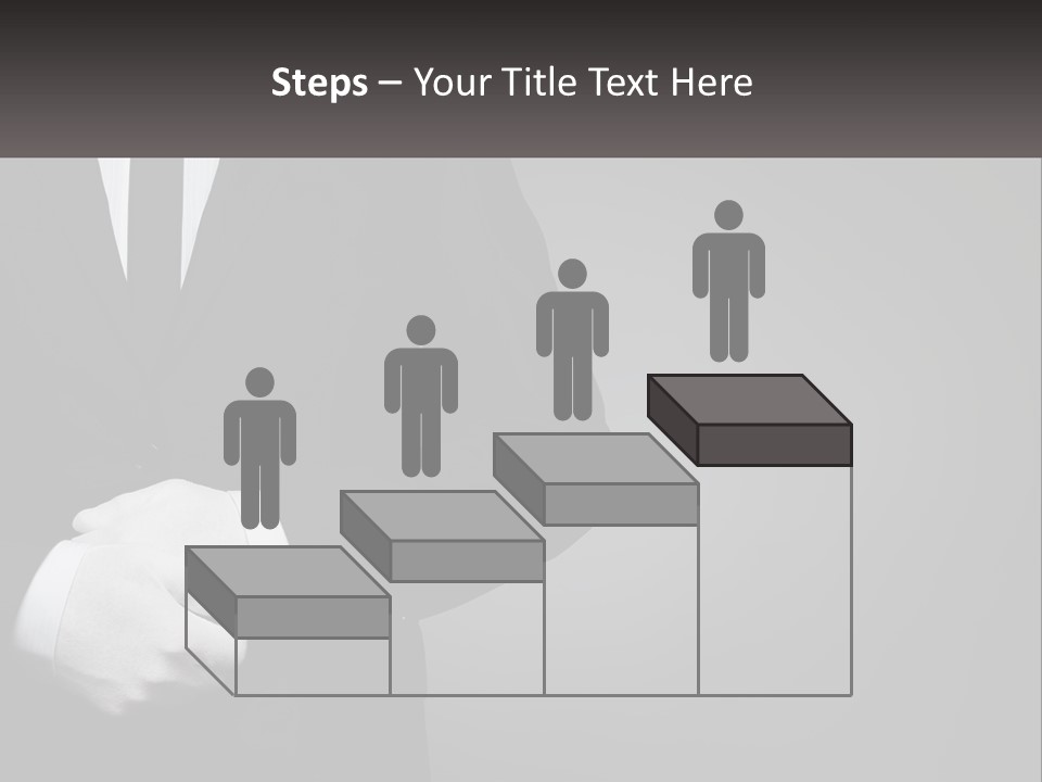 A Man In A Black Suit And White Gloves PowerPoint Template
