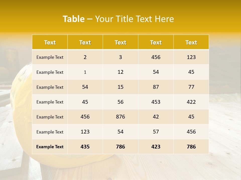 A Yellow Roll Of Insulation In A Attic PowerPoint Template