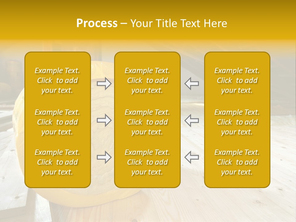 A Yellow Roll Of Insulation In A Attic PowerPoint Template