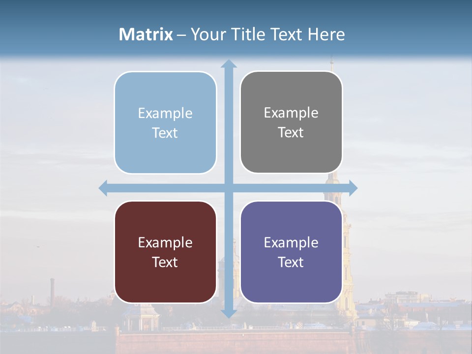 A Large Body Of Water With A Building In The Background PowerPoint Template