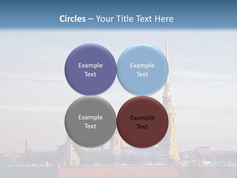 A Large Body Of Water With A Building In The Background PowerPoint Template