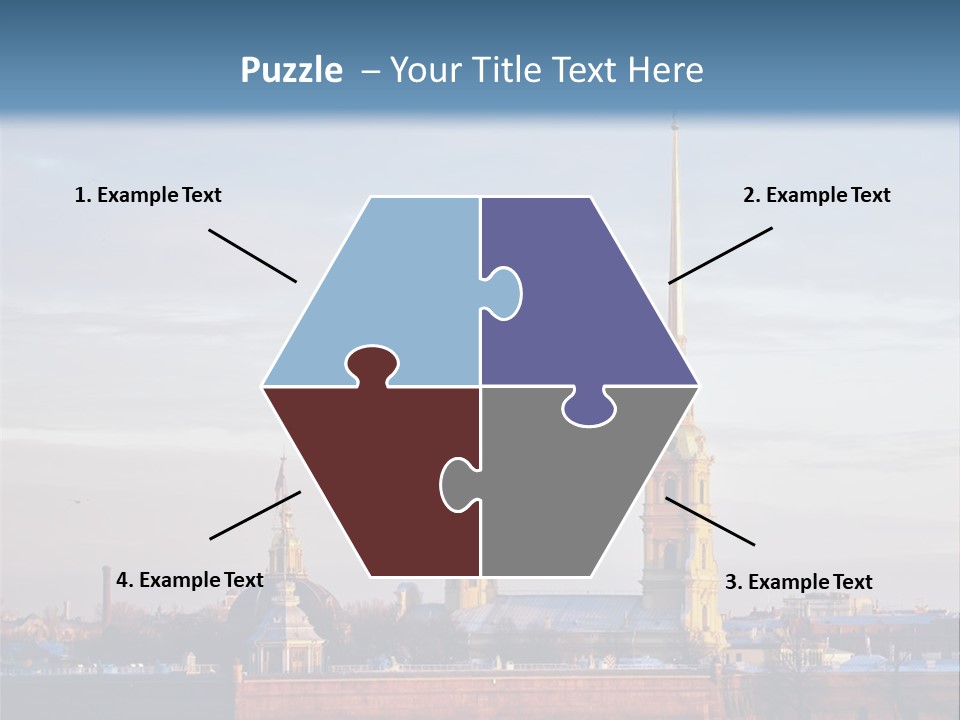 A Large Body Of Water With A Building In The Background PowerPoint Template