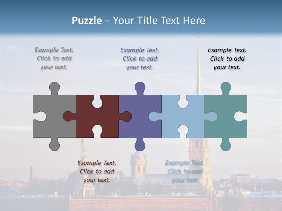 A Large Body Of Water With A Building In The Background PowerPoint Template
