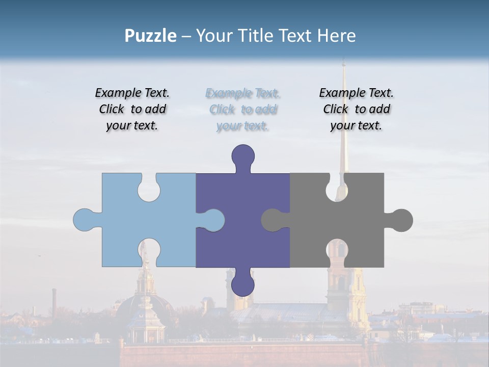 A Large Body Of Water With A Building In The Background PowerPoint Template