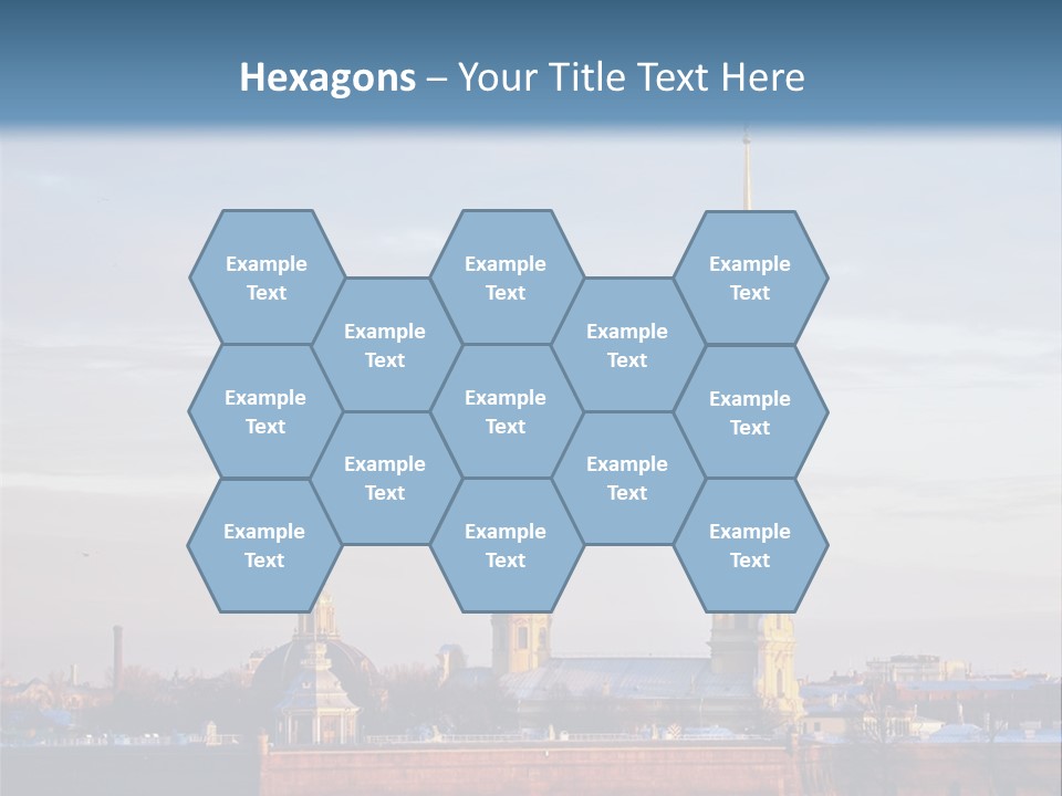 A Large Body Of Water With A Building In The Background PowerPoint Template