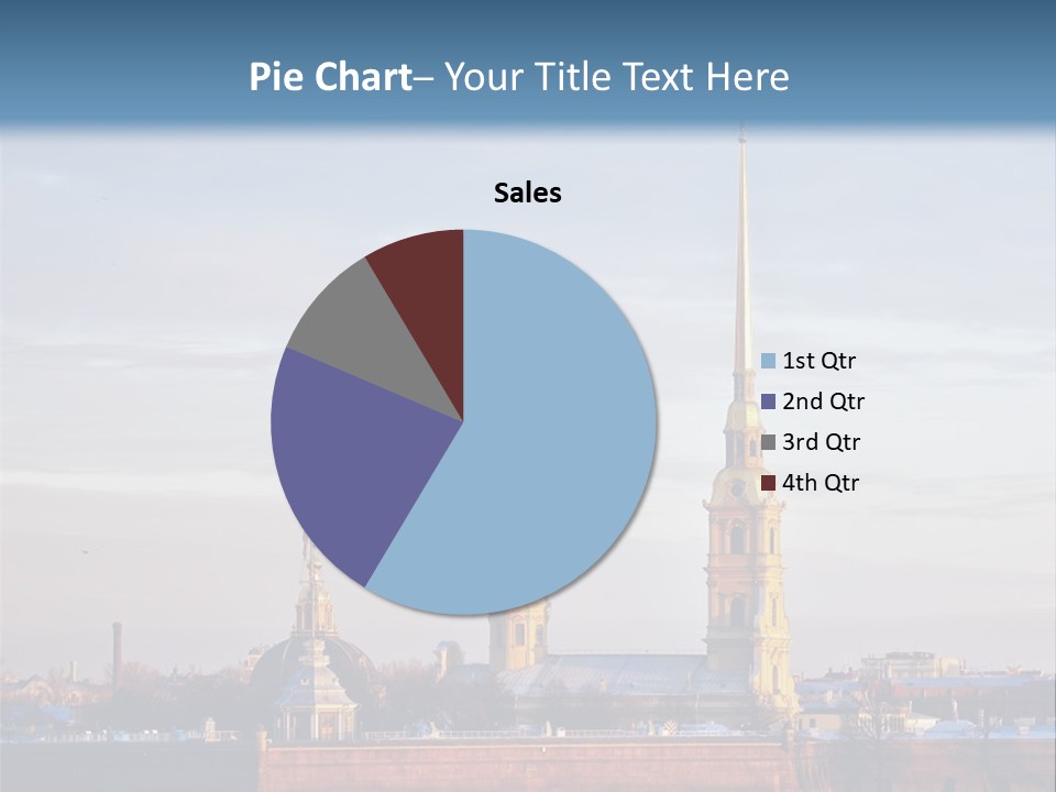 A Large Body Of Water With A Building In The Background PowerPoint Template