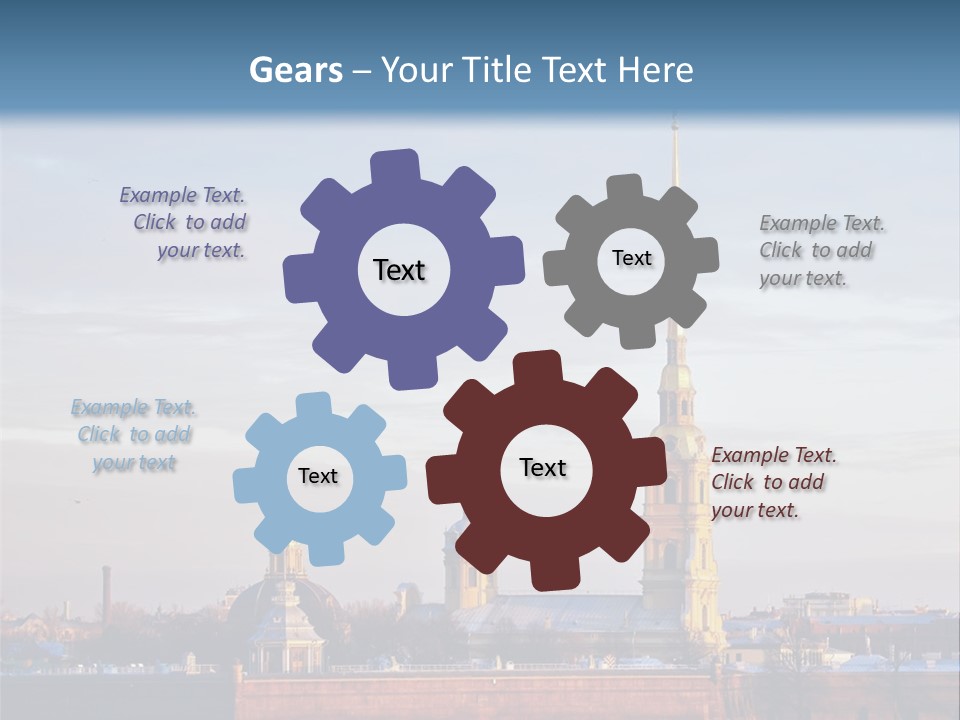 A Large Body Of Water With A Building In The Background PowerPoint Template