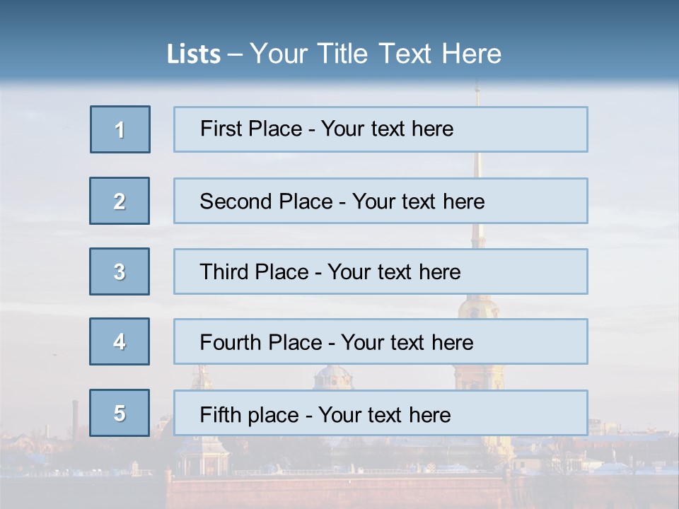 A Large Body Of Water With A Building In The Background PowerPoint Template