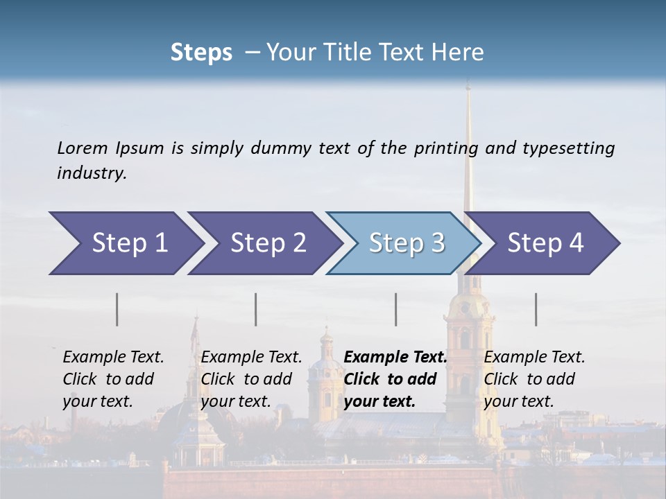 A Large Body Of Water With A Building In The Background PowerPoint Template