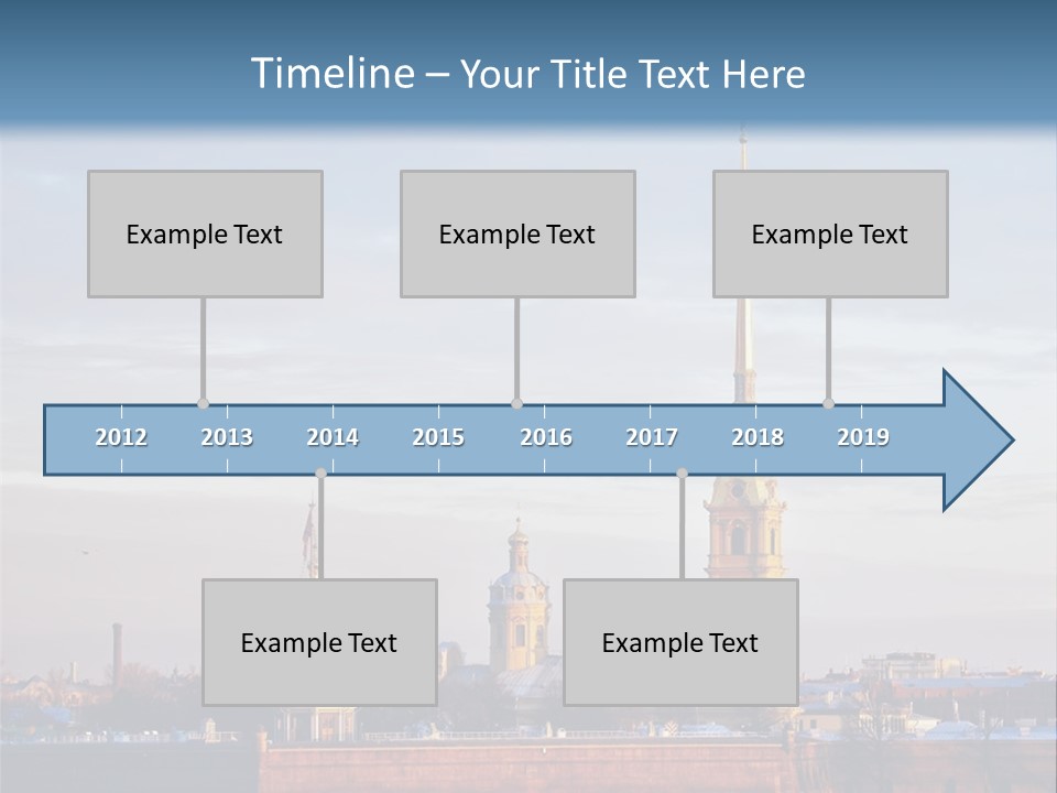 A Large Body Of Water With A Building In The Background PowerPoint Template