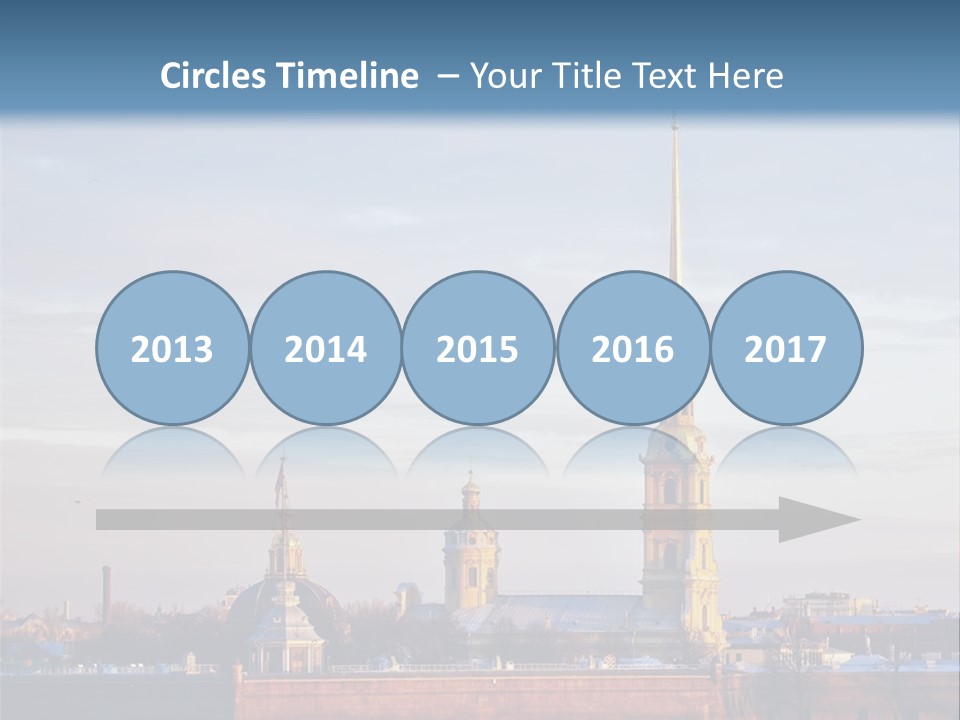 A Large Body Of Water With A Building In The Background PowerPoint Template