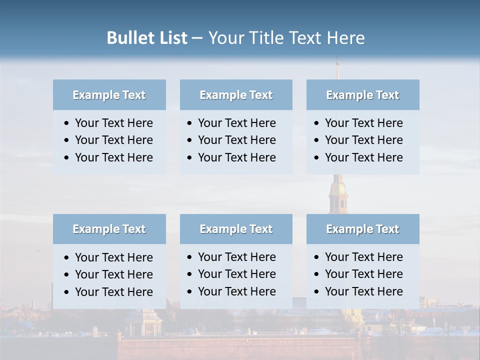 A Large Body Of Water With A Building In The Background PowerPoint Template