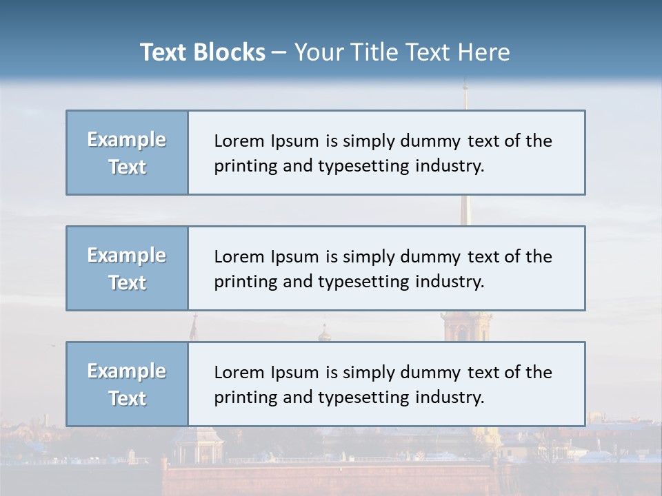 A Large Body Of Water With A Building In The Background PowerPoint Template