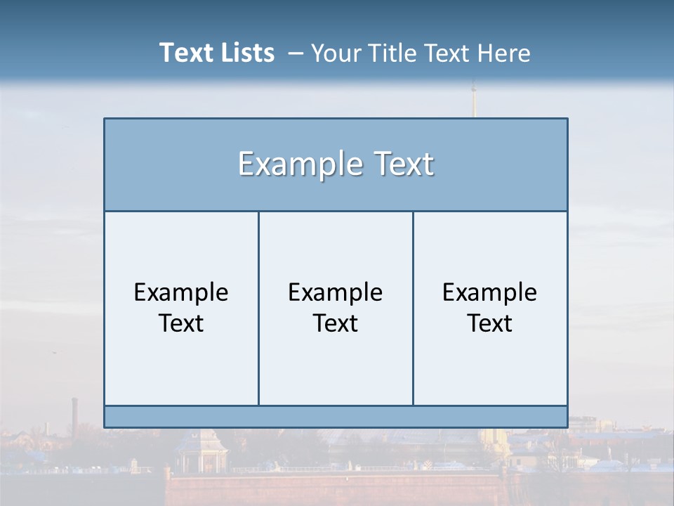 A Large Body Of Water With A Building In The Background PowerPoint Template