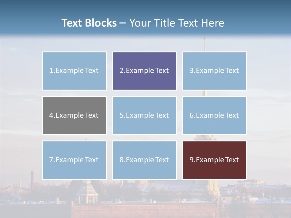 A Large Body Of Water With A Building In The Background PowerPoint Template