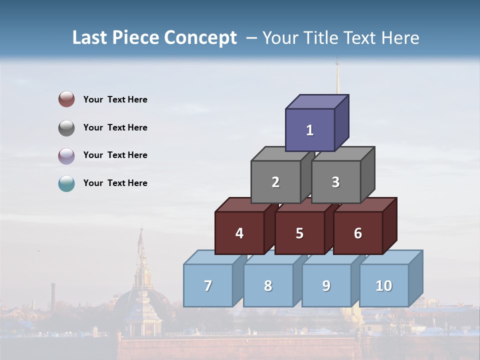 A Large Body Of Water With A Building In The Background PowerPoint Template