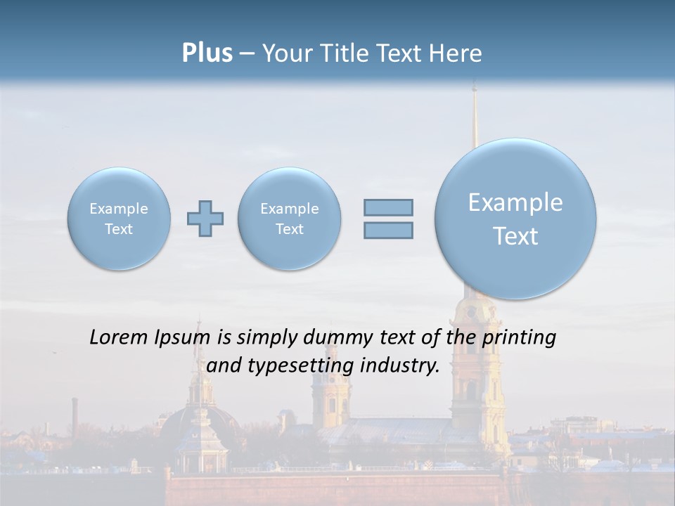 A Large Body Of Water With A Building In The Background PowerPoint Template