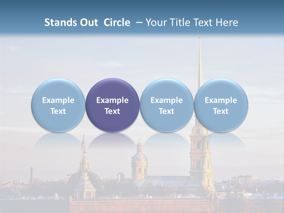 A Large Body Of Water With A Building In The Background PowerPoint Template