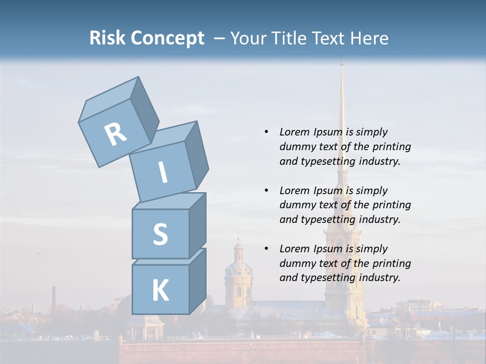 A Large Body Of Water With A Building In The Background PowerPoint Template