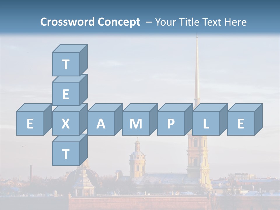 A Large Body Of Water With A Building In The Background PowerPoint Template