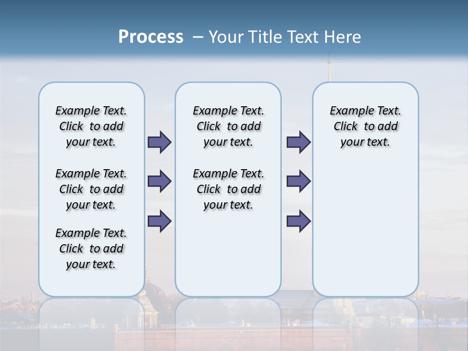 A Large Body Of Water With A Building In The Background PowerPoint Template