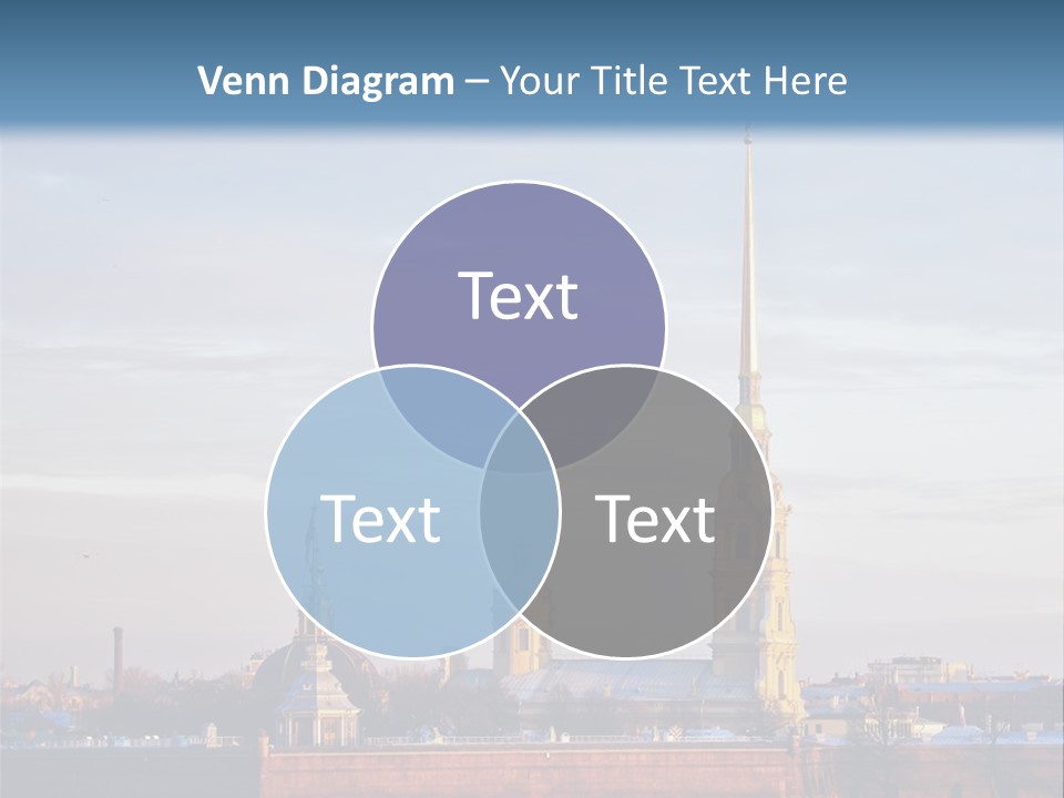 A Large Body Of Water With A Building In The Background PowerPoint Template