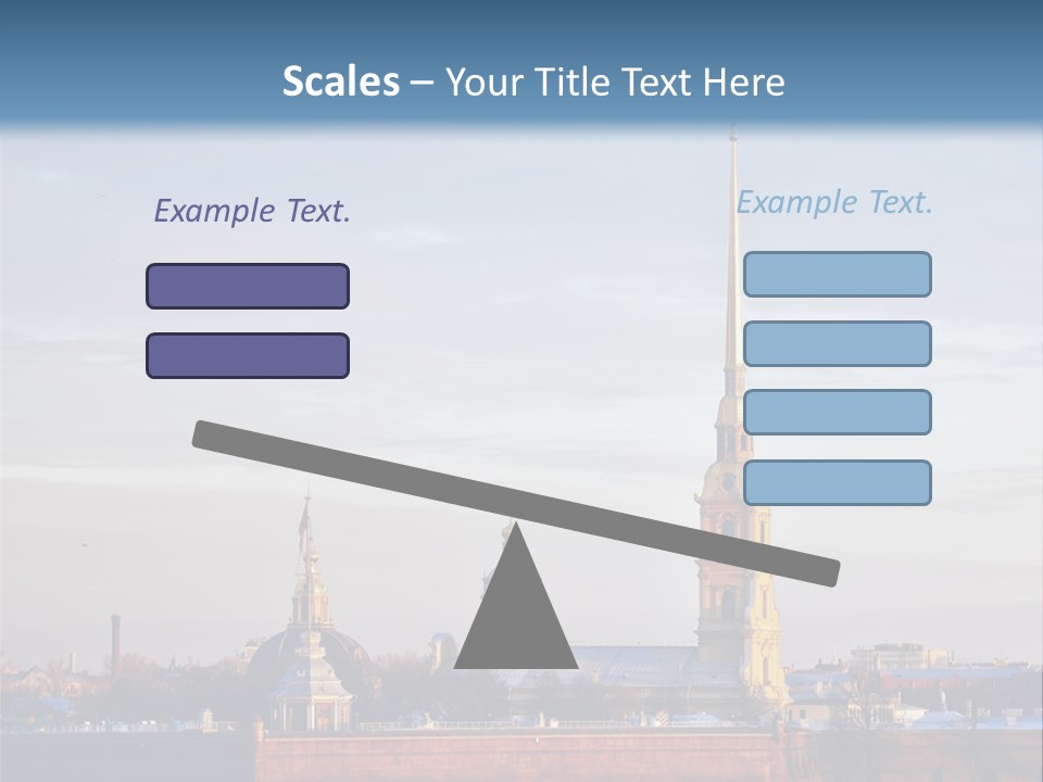 A Large Body Of Water With A Building In The Background PowerPoint Template