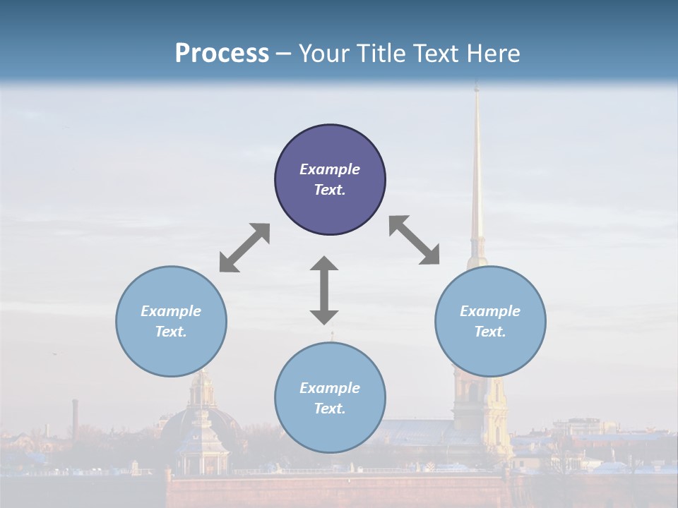 A Large Body Of Water With A Building In The Background PowerPoint Template