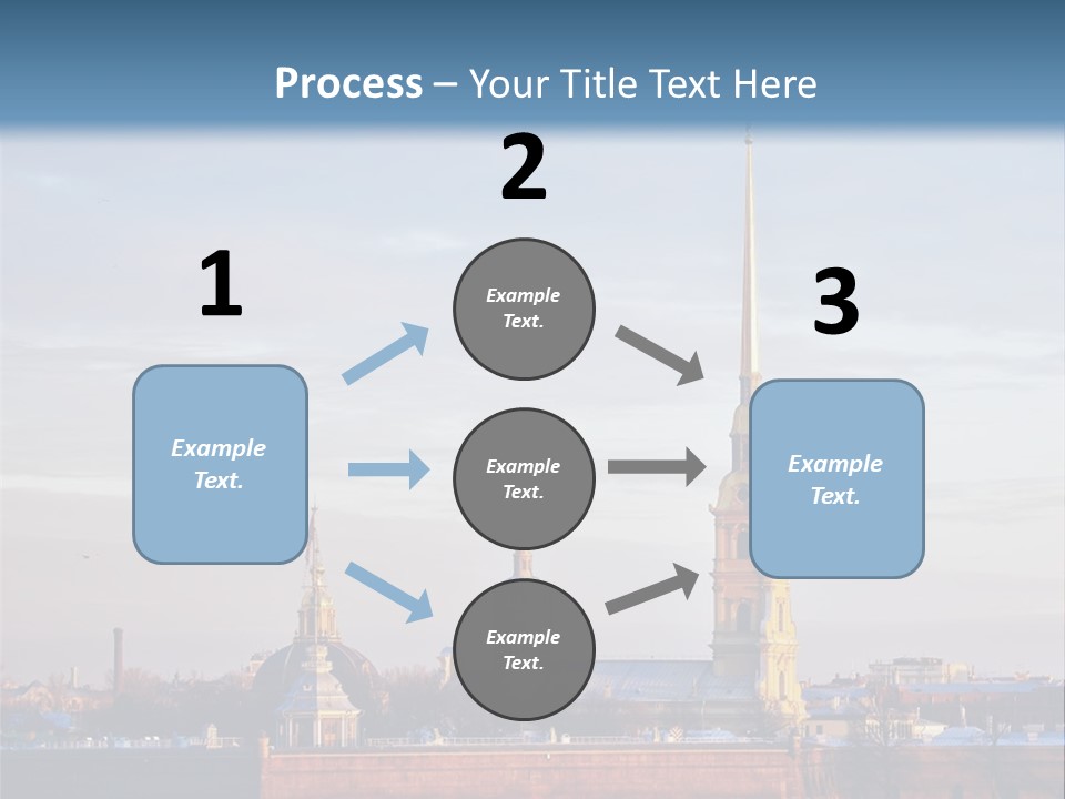 A Large Body Of Water With A Building In The Background PowerPoint Template