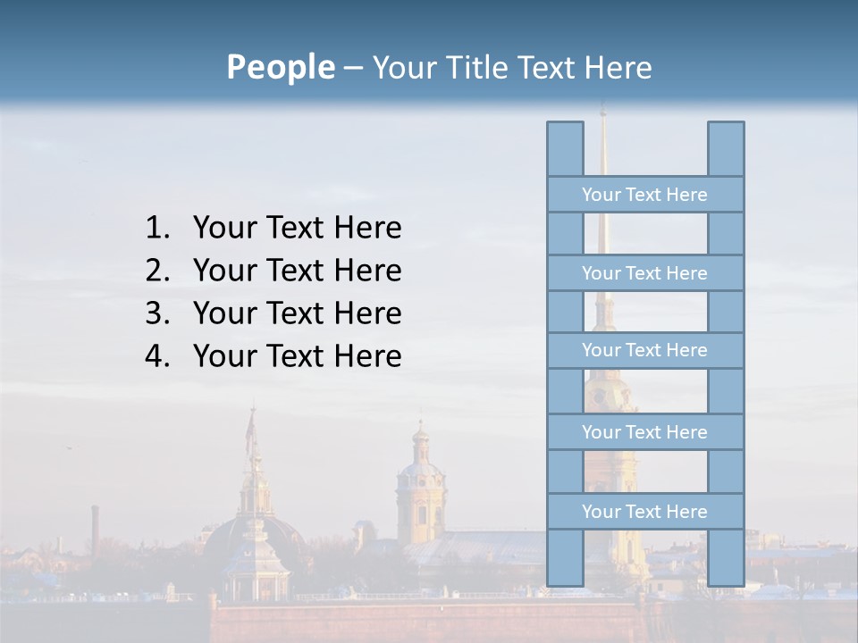A Large Body Of Water With A Building In The Background PowerPoint Template