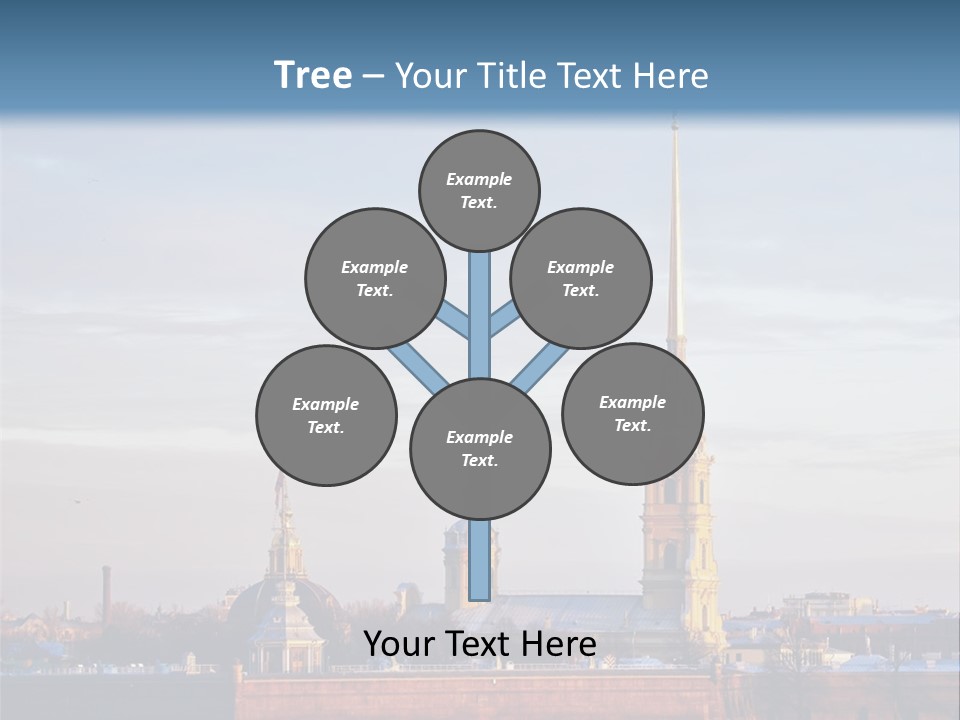 A Large Body Of Water With A Building In The Background PowerPoint Template