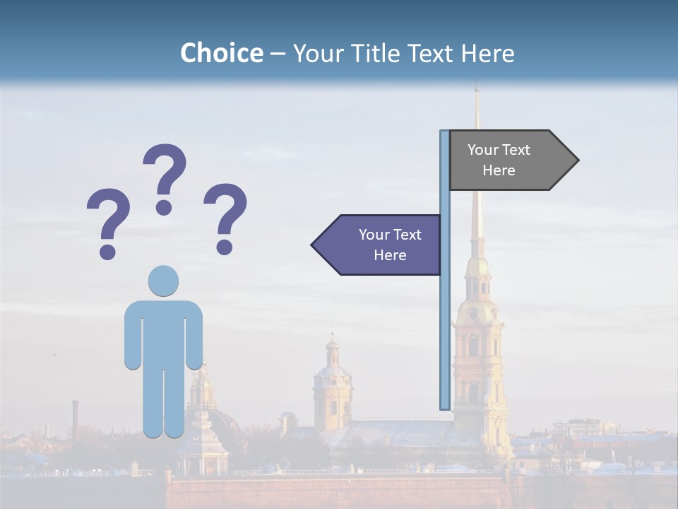 A Large Body Of Water With A Building In The Background PowerPoint Template