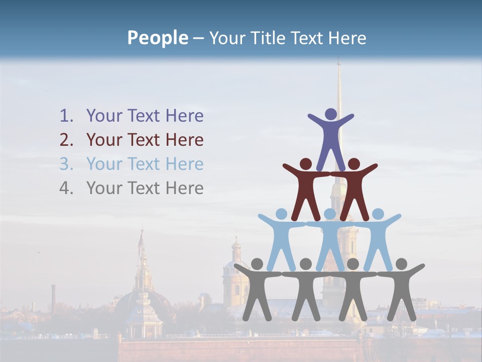 A Large Body Of Water With A Building In The Background PowerPoint Template
