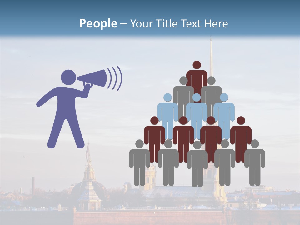A Large Body Of Water With A Building In The Background PowerPoint Template