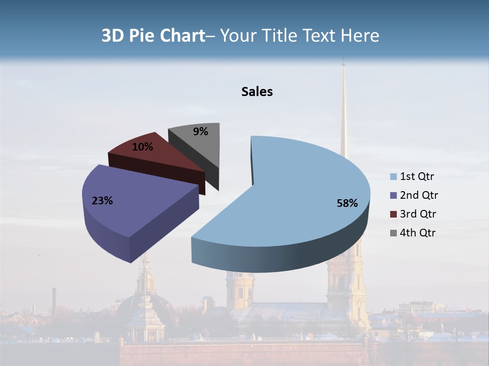 A Large Body Of Water With A Building In The Background PowerPoint Template
