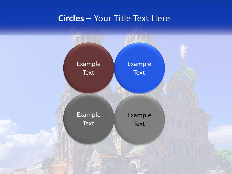 A Picture Of A Church With A Blue Sky In The Background PowerPoint Template