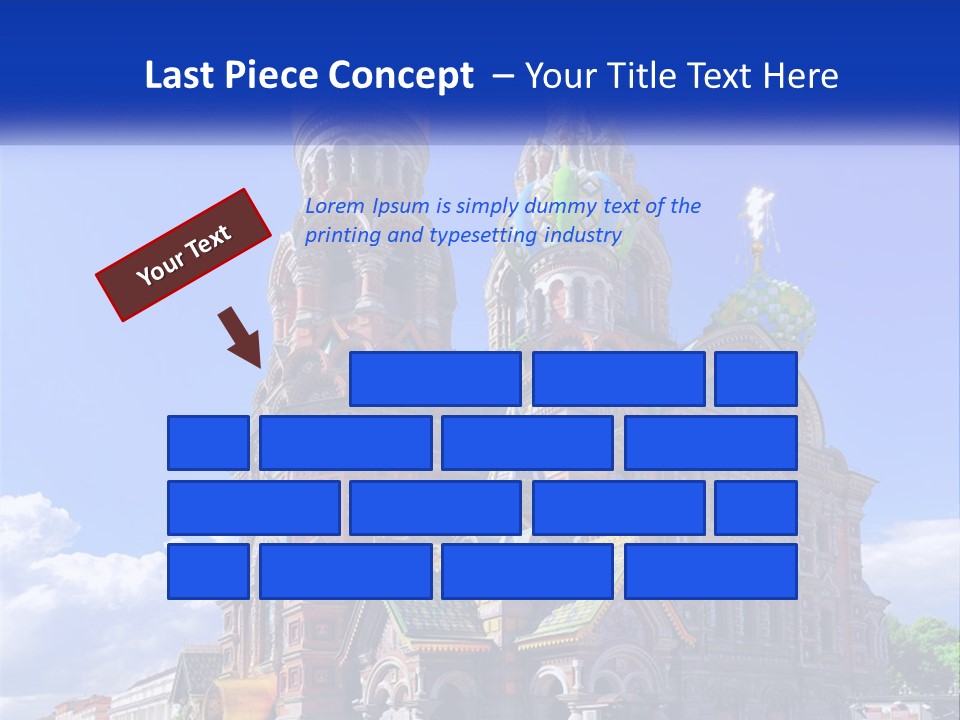A Picture Of A Church With A Blue Sky In The Background PowerPoint Template
