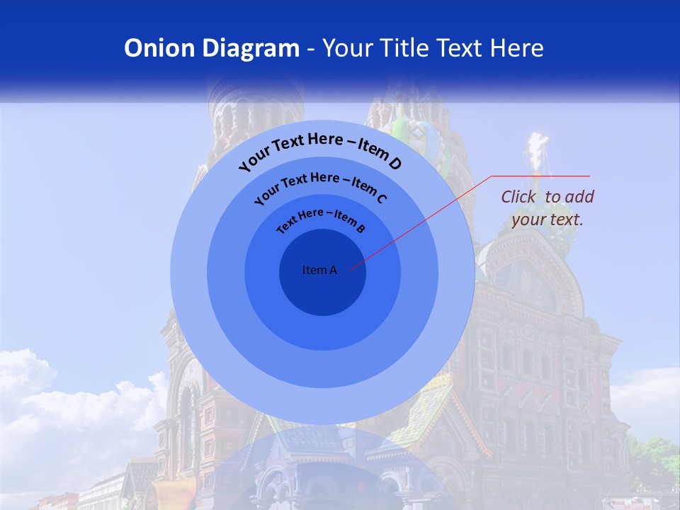 A Picture Of A Church With A Blue Sky In The Background PowerPoint Template