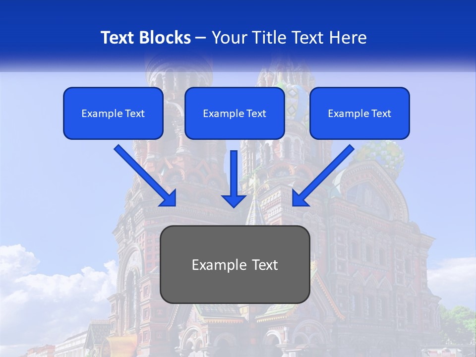 A Picture Of A Church With A Blue Sky In The Background PowerPoint Template