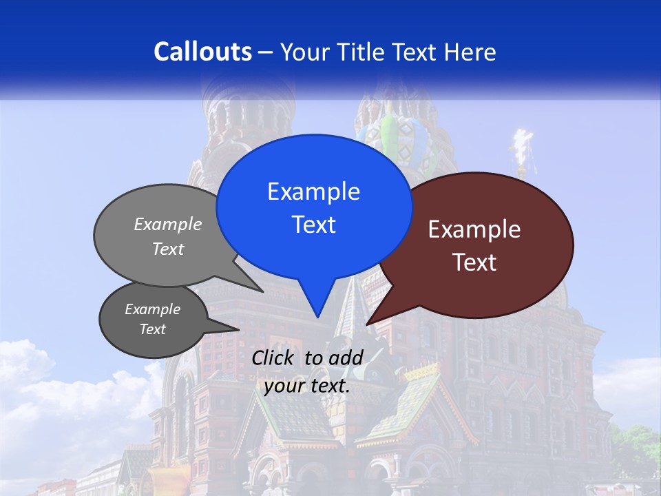 A Picture Of A Church With A Blue Sky In The Background PowerPoint Template