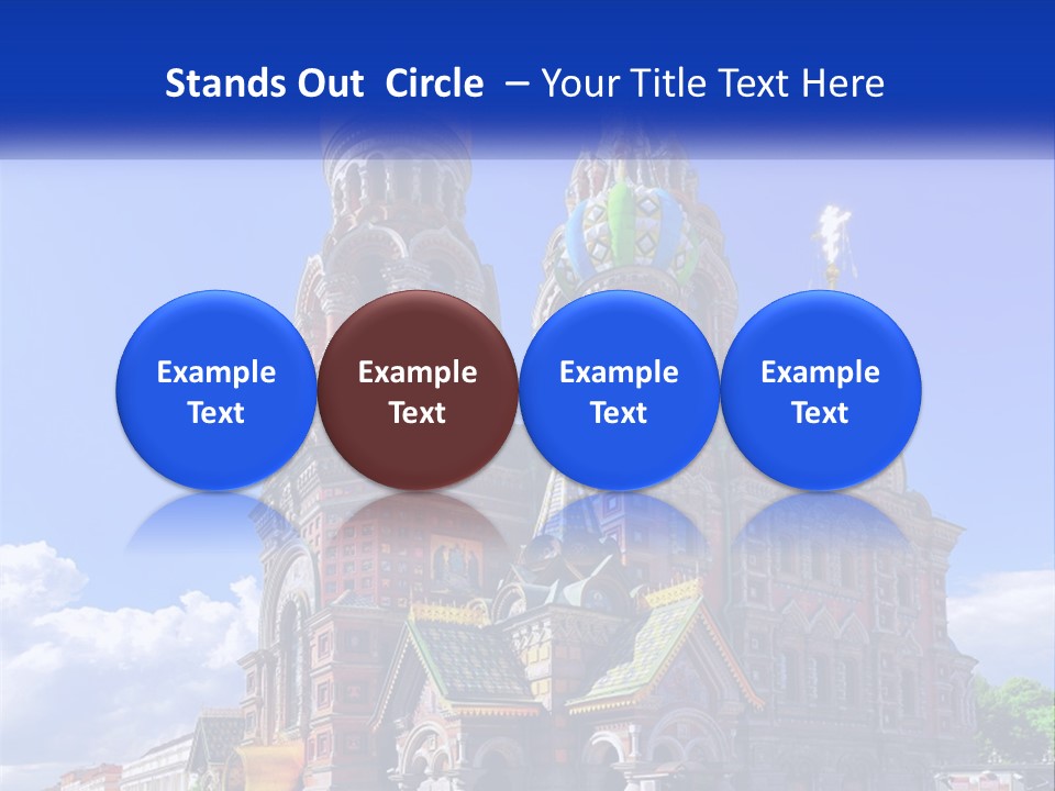 A Picture Of A Church With A Blue Sky In The Background PowerPoint Template