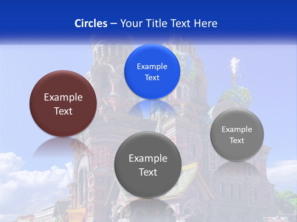 A Picture Of A Church With A Blue Sky In The Background PowerPoint Template