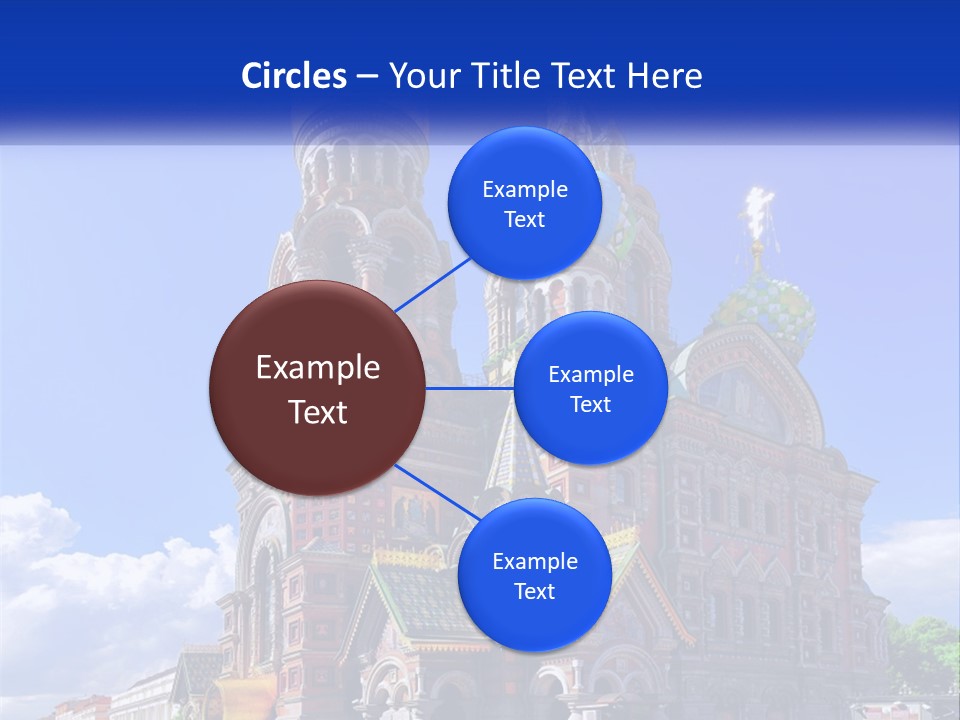 A Picture Of A Church With A Blue Sky In The Background PowerPoint Template