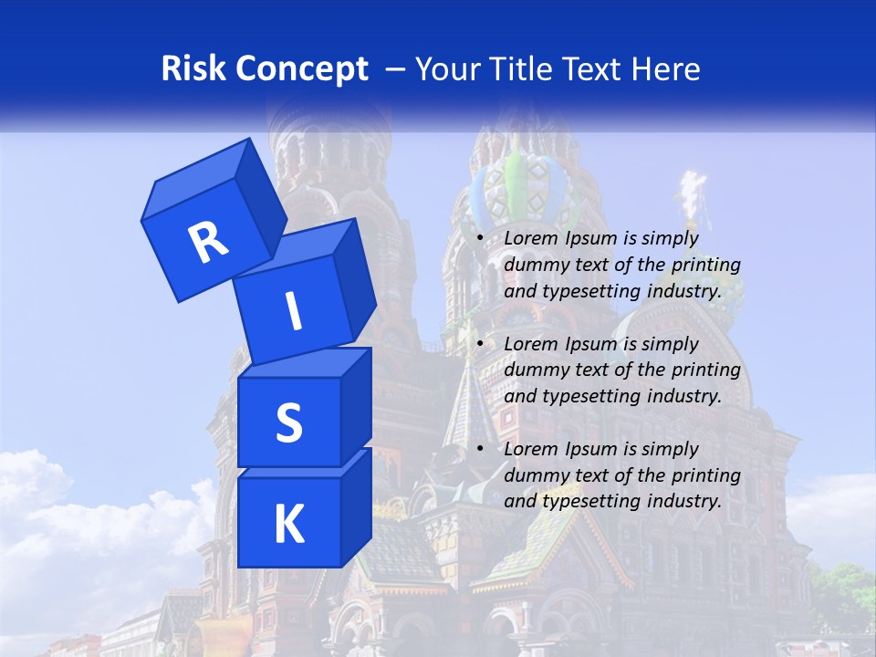 A Picture Of A Church With A Blue Sky In The Background PowerPoint Template