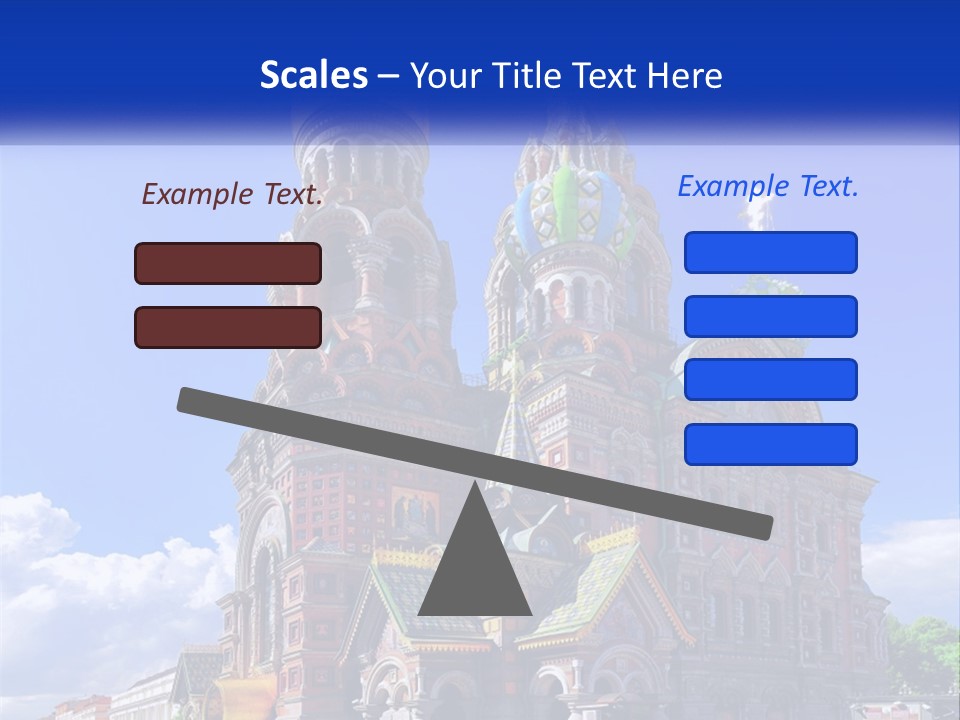 A Picture Of A Church With A Blue Sky In The Background PowerPoint Template