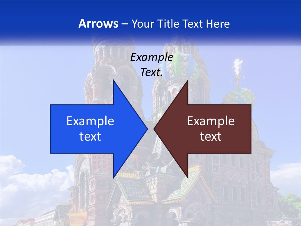 A Picture Of A Church With A Blue Sky In The Background PowerPoint Template